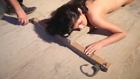 Luna tortured with falaka