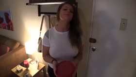 Slutty Neighbor Asked To Strip