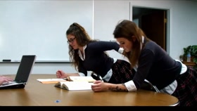 Rae And May Spanked 