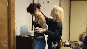 Lady Cop Busts