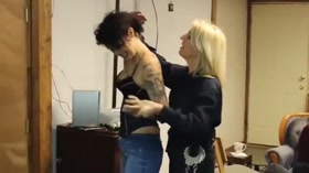 Babe Gets Disciplined - Lezdom