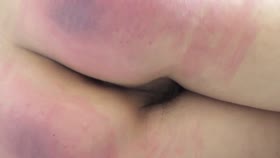 Chinese Babe Spanked On Her Already Sore