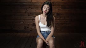 Cute Girl Suffers