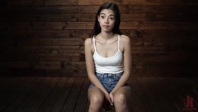 Cute Girl Suffers