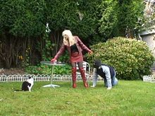 French Dressage Femdom - Training Outdoors