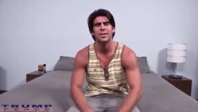 Brunette Gets Fucked By Damien S Patriot Cock