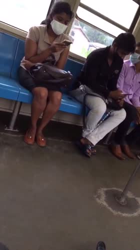 Sexy Tan Girl Thighs Exposed In The Train