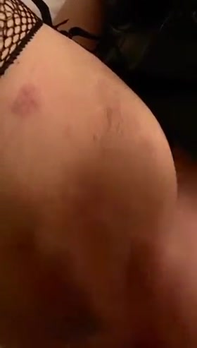 Sub Gets Her Thighs And Pussy Slapped