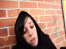 Une chienne a la maison French Light BDSM and Anal
