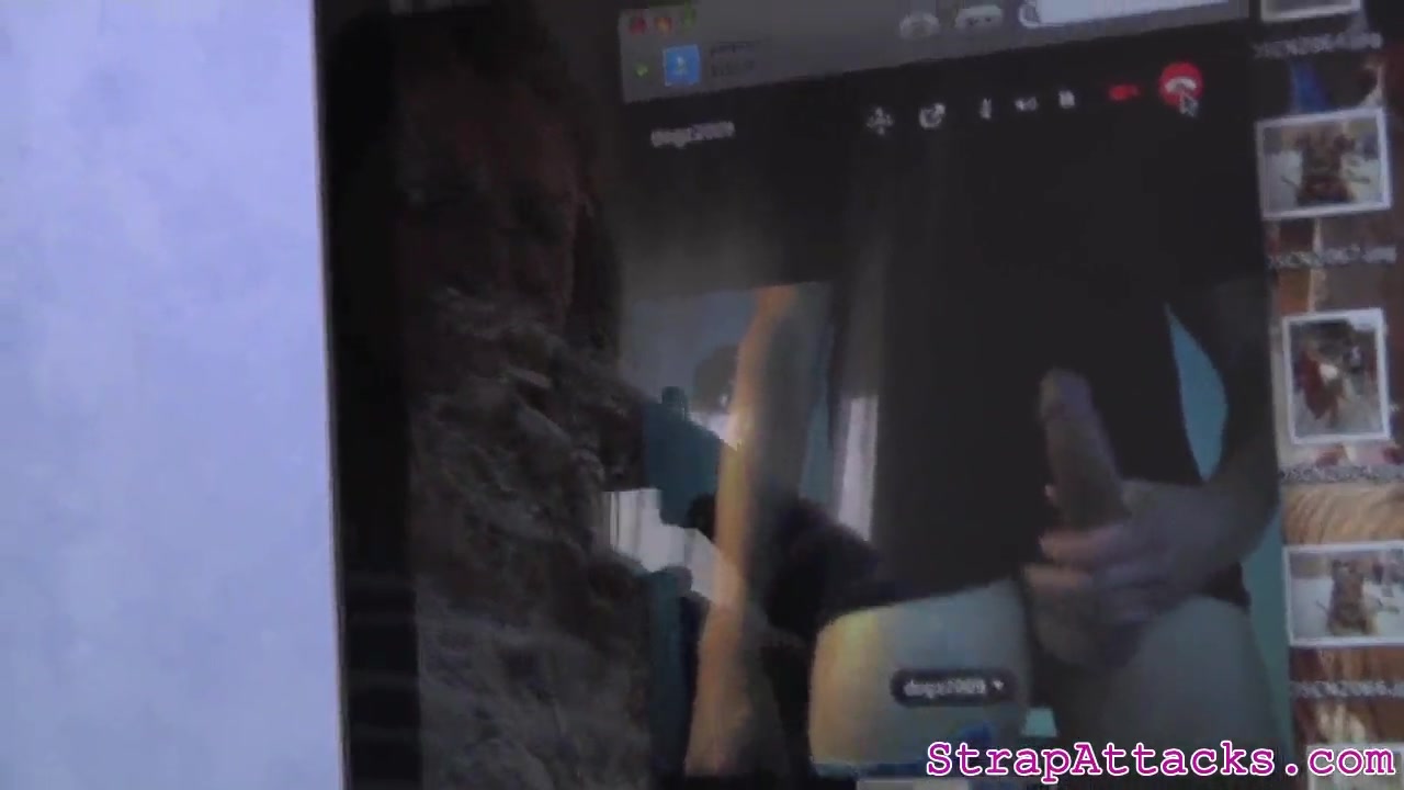 Prodomme Babe Pegging Submissive Guy
