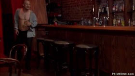 Bar Owner Whips And Fucks Blonde