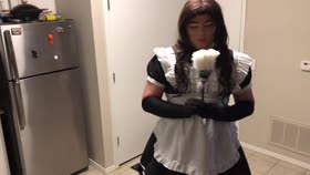 Sissy Maid Amanda Kiss Humiliated Spanked Plugged Tied Up Teased And Forced To Cum With Forced Cum Eating For Femdom Mis