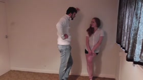 Intoxicated Girlfriend Punished And Diapered For Pissing On The Floor