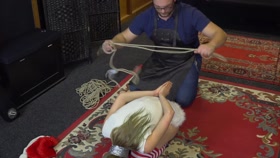 Teen Christmas Elf Punished In Bondage Ep 3