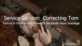 Service Session: Bondage Practice and Correcting Torn
