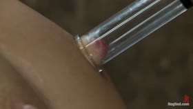 Nipple torture, brutal crotch rope and extreme bondage Girl next door is abused and made to cum!