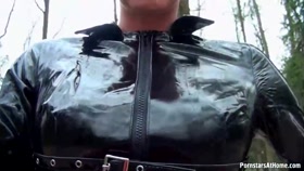 Fetish Freak Piss Dominated In The Woods