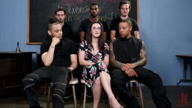 Anger Management: Lyra Lockhart Gets Gangbanged by Her Students