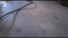 babe tied to ladder cleavegagged vibed