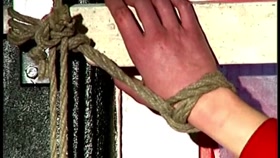 with her ass on the cold floor