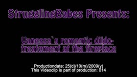 dildotreatement at the fireplace