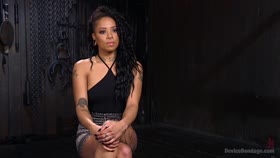 Alt Ebony Pain Slut Tormented and Made to Have Squirting Orgasms