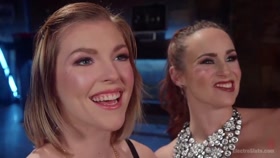 Electro Latex Dungeon: Bella Rossi shocks & fucks tough slut Ella Nova