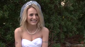 Filthy Whore in White Defiled on her Wedding Night
