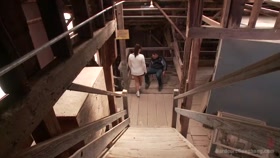 Devious damsel ties you up so you can take her down.