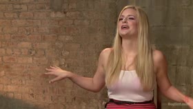Two Gorgeous Blonde Rope Sluts Made to Orgasm in Rough Bondage