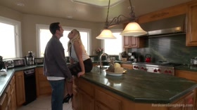 Busty MILF Orders Four Big Black Cocks to Fuck While her Husbands Away