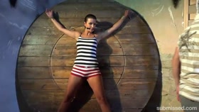 Katie Oliver Bound Spreadeagle