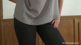 Russian Cutie Takes Two Dicks in her Ass!!