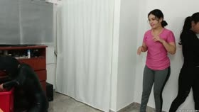 Lesbian 3some Footworshping