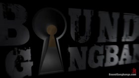 Russian Cutie with Braces gets Caught Trespassing and Gangbanged