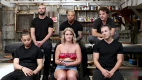 Whore Holes: Lisey Sweet gets all her slutty holes stuffed and fucked