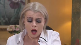 Bad Secretary: Newcomer Nadia White gets punished!