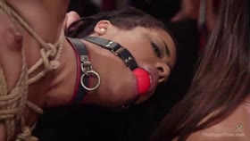 Nympho Slave Slut Soaks The Folsom Orgy with Squirt