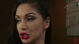 Lazy Mechanic Nikki Hearts Gets TagTeamed by Boss & Client