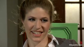 Rebelious student dominates and fist fucks Academic Dean of her college!