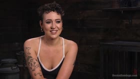 Sex Slave Lilith Luxe Humiliated with Head Shaving and Coerced Orgasms