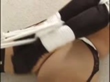 Tight Bondage with White rope