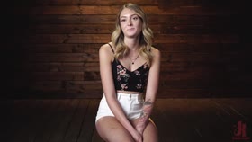Charlotte Sins: Tall Blonde Beauty Makes Her Debut