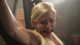 Blonde Girl Next Door Gabi Gold Rough Anal Fuck in Brutal Bondage