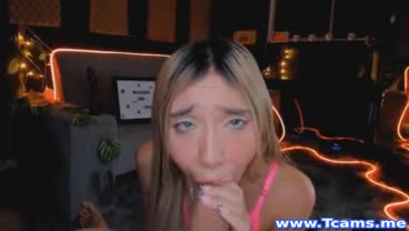 Tranny Enjoys A Load Of Sex Cock Juice