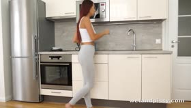 Paula Shy in the kitchen