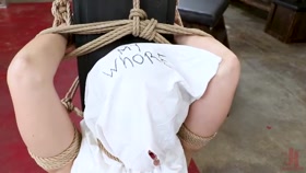 Whore Holes: Lisey Sweet gets all her slutty holes stuffed and fucked