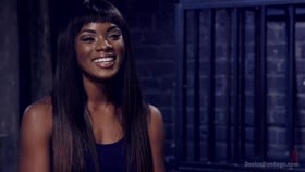 Full Throttle  Ebony Babe Suffers Beautifully