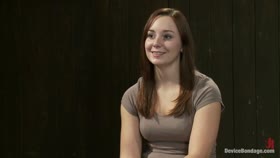 Made to suffer, made to cum  restrictive bondage equals squirting orgasm