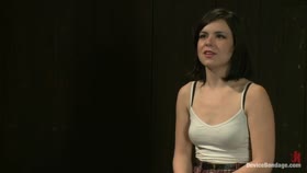 Pretty gets punished  double penetration and made to squirt into exhaustion